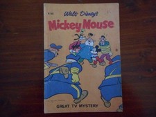 VINTAGE AUSTRALIAN 1960's  COMIC  WALT DISNEY'S  MICKEY MOUSE  #M108  1/-