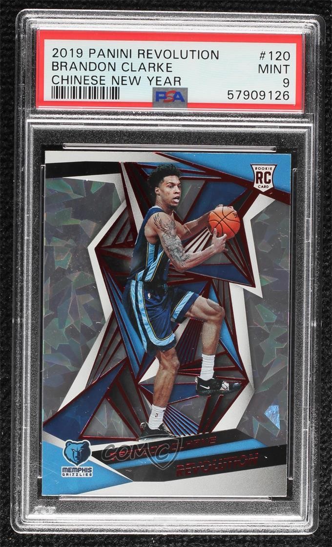 2019 Revolution Rookies Chinese New Year Brandon Clarke PSA 9 MINT Rookie RC gh4