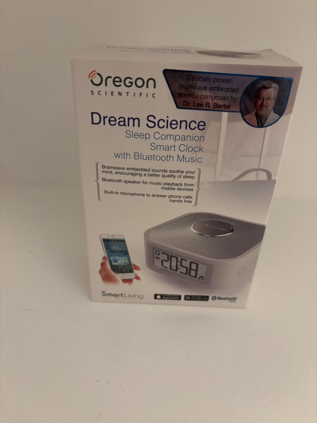 Oregon Scientific CP100 Travel Smart Clock with Sleep Sounds & Bluetooth Music