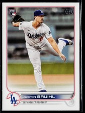 Justin Bruihl 2022 Topps #658 RC Los Angeles Dodgers