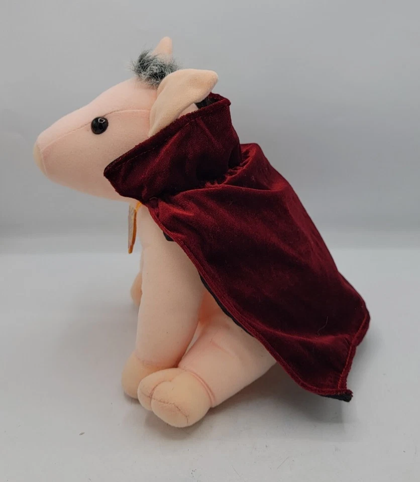 BABE & FRIENDS 10” BEBÉ Peluche Animal con Capa de Terciopelo Drácula, Juguete Funciona Foto 2 de 4