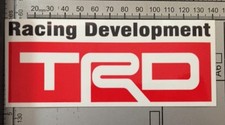 Trd Toyota Racing Development Turbo Car Drift Jdm Wall Decal Full Colour Sticker