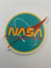 Vtg Retro NASA Logo Sticker  Water Bottle  Laptop  Tumbler  Car Vinyl Decal