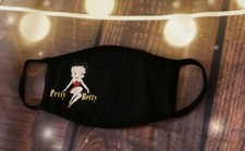 Betty Boop Face Mask Black Betty Petty 8x5