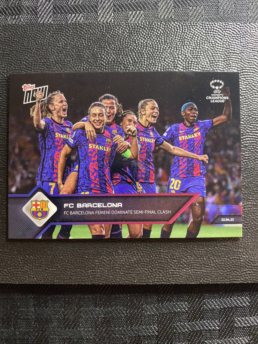 🛑👀 TOPPS NOW WOMEN UEFA CHAMPIONS LEAGUE UWCL BARCELONA #3 🔥