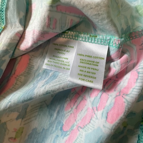 EUC Lilly Pulitzer Margot Swing Dress, Sunshine City palms beach, Sz M - Picture 9 of 10