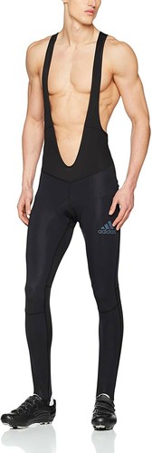 Adidas Climawarm Padded Winter Bib Tight Mens Size M Cycling BQ3714 NWT Elastic - Picture 7 of 8