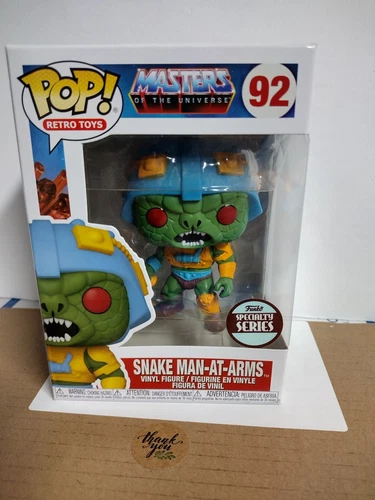 NEW FUNKO POP! ~ RETRO TOYS ~ MOTU ~ SNAKE MAN-AT-ARMS #92 ~ SPECIALTY SERIES