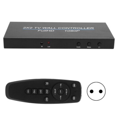 2X2 HD Multimedia Video Image Processor Screen Splicing 1080P Wall Controller