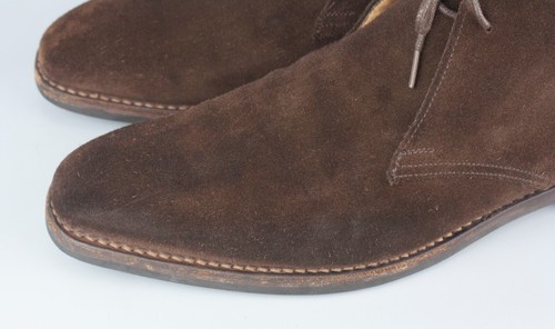 Botas Chukka Crockett & Jones Tetbury Marrón Oscuro Gamuza Talla UK 10E, EU 44, US 11 - Imagen 7 de 23