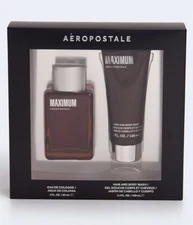 Aeropostale Maximum Gift Set: Eau de Cologne (2.0) and Hair and Body Wash (3.4)