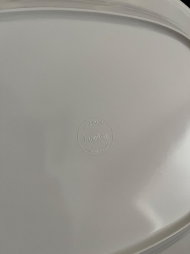 Vintage Hutzler weiß Melamin 14" rechteckiges Serviertablett #914 TOP - Bild 7 von 7