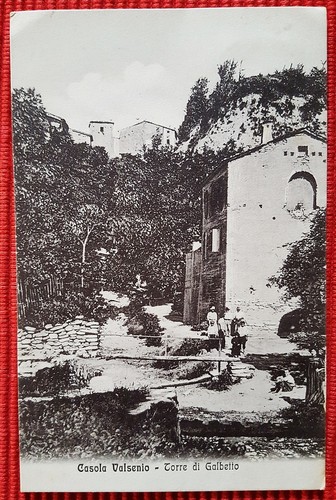 C1915-CASOLA VALSENIO,TORRE DI GALBETTO, ED. SASDELLI E ZACCHERINI, RAVENNA,1921 - 第 1/2 張圖片