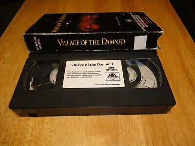 Village Of The Damned (VHS, 1995) John Carpenter Horror Rare Screener Copy  Demo