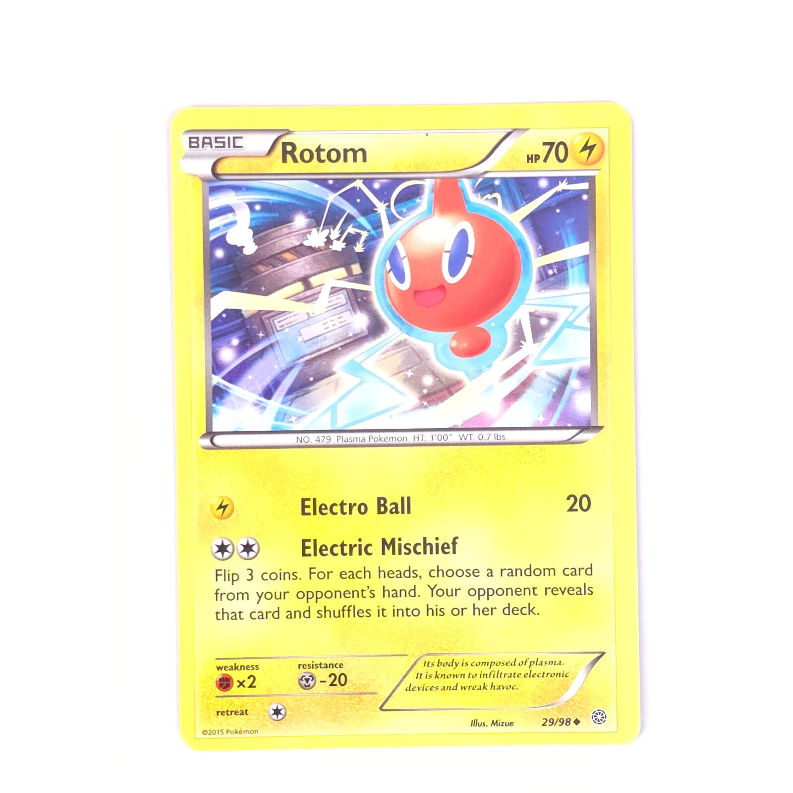 Rotom 29/98 Pokemon XY - Ancient Origins Uncommon NM