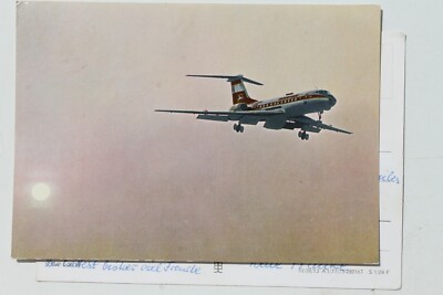 32165 AK INTERFLUG turbine jet commercial aircraft TU 134 A 1975 PC airplane 