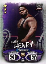 2018 WWE Topps Slam Attax Powerhouse Mark Henry Card