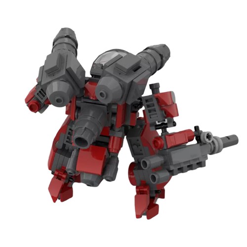 MOC: AF-02 War Machine Mecha with Cockpit 298 Parts Building Toys Set DIY - Picture 2 of 3