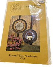 Joyful Holiday Snowman  Knotted Tree Needle Art Punch Needle Pattern new
