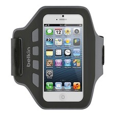 Belkin Ease-Fit Armband for iPhone 5 5S 5c SE Black Smartphone Exercise Jog J28