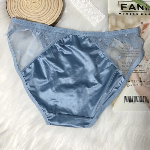 Pack Of 5 Womens Sexy French Satin Panties Briefs Underwear Lot String Bikinis - Picture 9 of 13