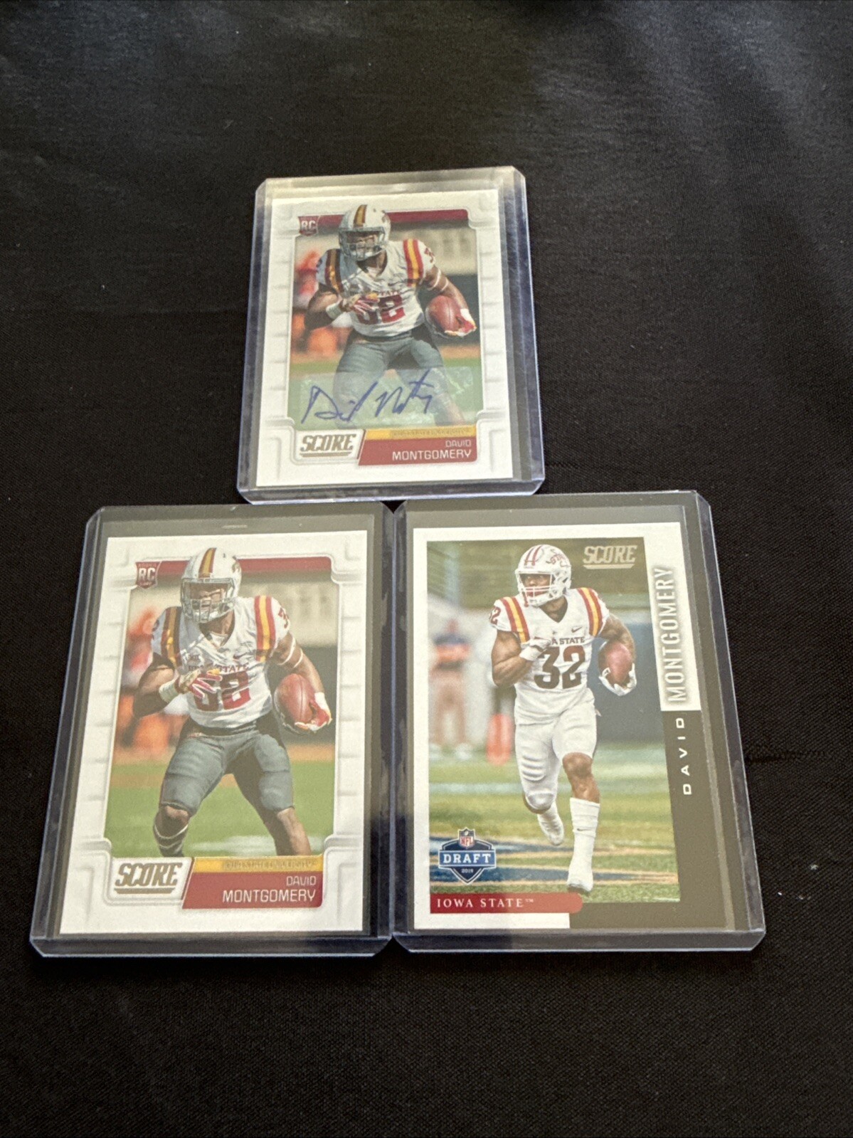 2019 Panini Score David Montgomery Rookie Auto/Base/Insert Cards!