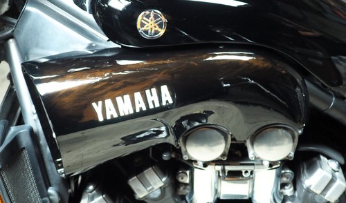 CustomPaint Grinder Tattoo Ghost V-MAX 1200 VMAX VMX12 Top Air Dummy Side Cover - Picture 6 of 23