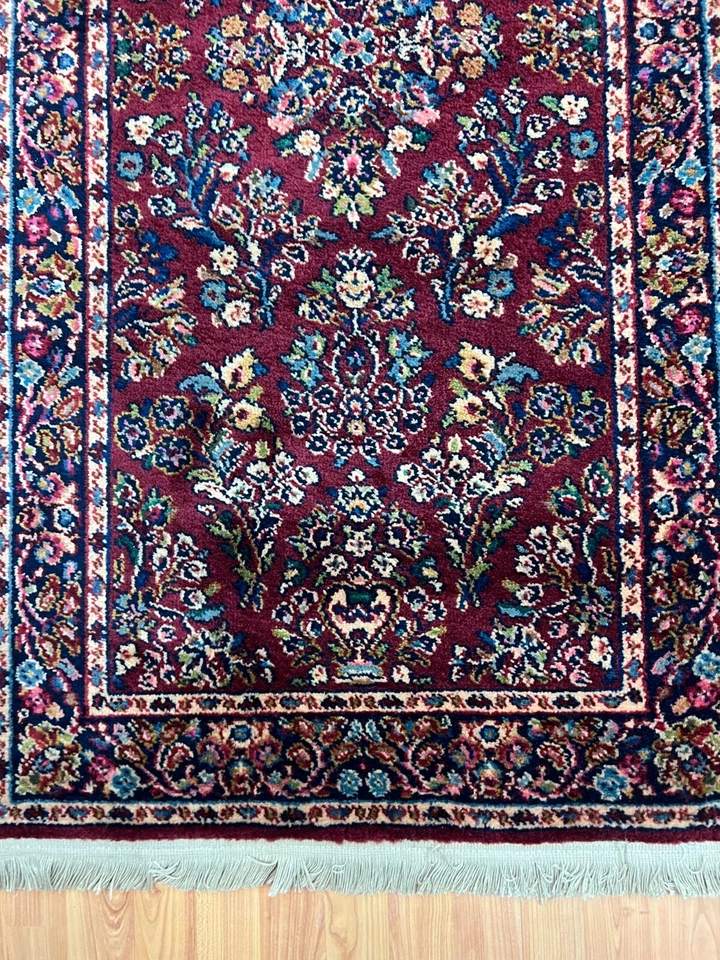 Alfombra oriental de 2'6" x 12'2" Karastan Sa rouk diseño piso corredor - pila completa Foto 3 de 4