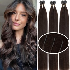 Stick I Tip Pre Bonded Remy Human Hair Extensions 1g/s Micro Beads 16" 18" 20"22