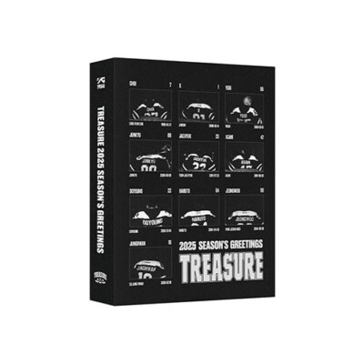 TREASURE - 2025 SEASON'S GREETINGS Calendar Photo Card Sticker  Brochure