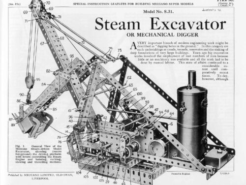 Costruzioni Meccano Supermodels 19A Steam Shovel DVD - Photo 1/1