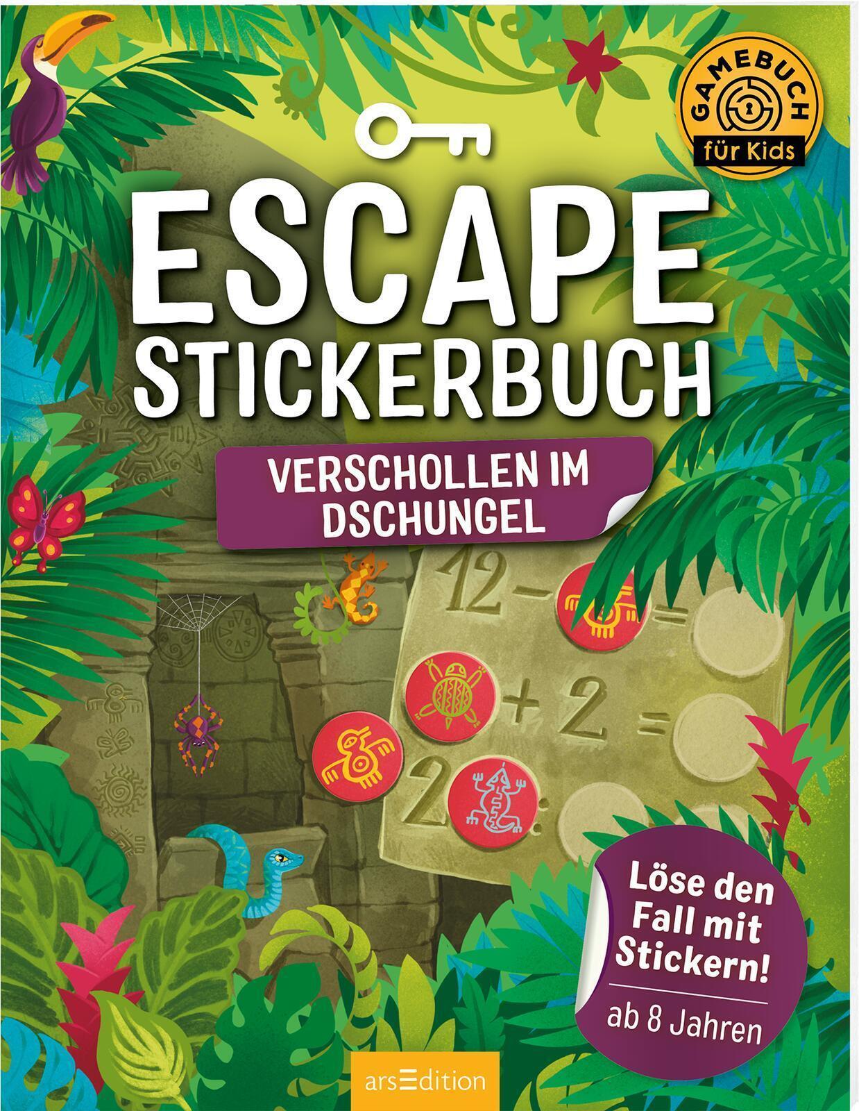 Thumbnail - Philip Kiefer Escape-stickerbuch - Verschollen Dschungel