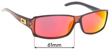 SFx Replacement Sunglass Lenses Fits Gucci Gg2515/s - 61mm Wide