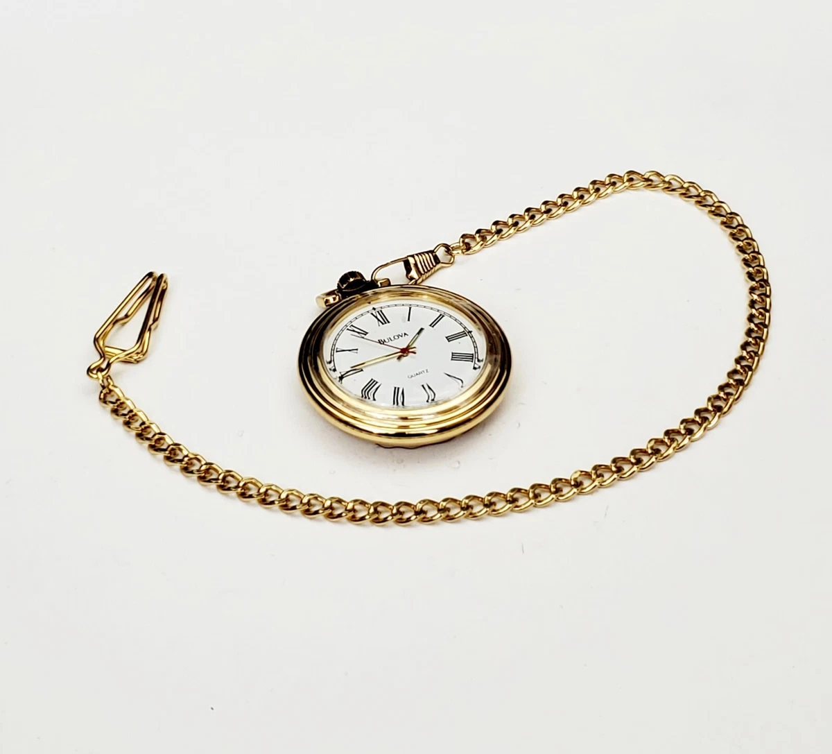 Bulova mens pocket watch cheap
