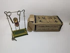 TUMBLING MONKEY & TRAPEZE TIN WINDUP TOY MARX With Box And Key Working