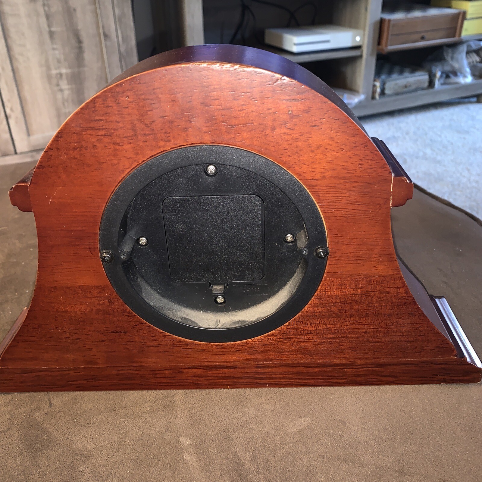 Brownstone Tabletop Mantle Clock Used Good Condition eBay