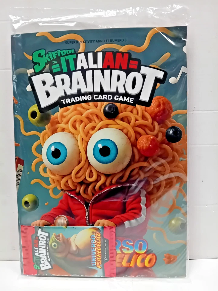 STARTER PACK ITALIAN BRAINROT SKIFIDOL TRADING CARD GAME -PRONTA CONSEGNA !