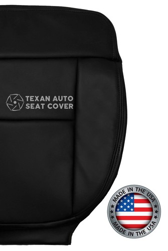 2005 Ford F150 Lariat Super Cab FX4 2WD Driver Bottom Leather Seat Cover Black - Picture 6 of 7