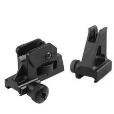 Iron Sight Shooting Detachable Front Sight Dual Apertures Rear Sight