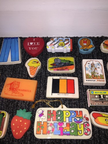 Vintage 1980s Rubbers Erasers - Picture/Printed - Lots Unused - Picture 10 of 21