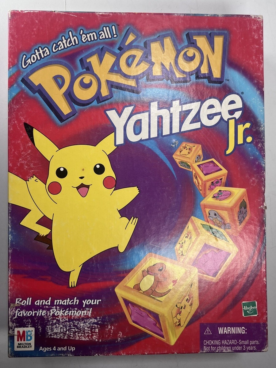 1998 Pokemon Yahtzee Jr Game by Milton Bradley With Extra Parts | eBay