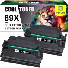2PK CF289X 89X Toner  With Chip  Compatible With HP LaserJet M507dn M507n M528dn