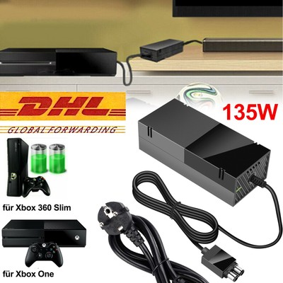 Netzteil Ladegerät für Microsoft Xbox One Xbox 360 AC Power Adapter Stromkabel