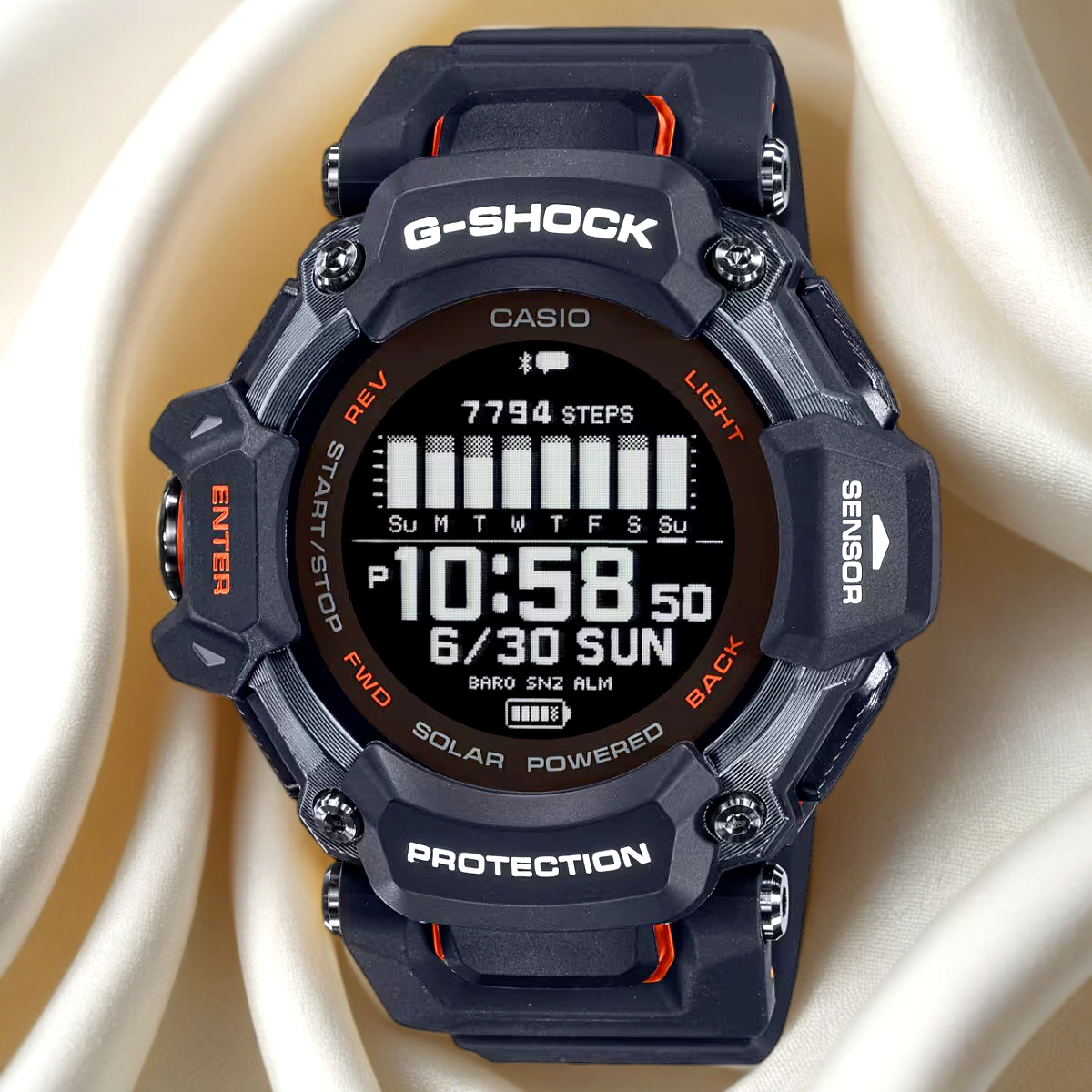 CASIO G-SHOCK GBD-H2000-1AJR Black G-SQUAD Sport Men