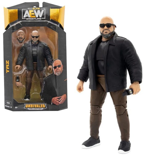 Figura de acción de lucha libre AEW Unrivaled Collection Series 10 #84 Taz - Imagen 6 de 24