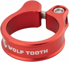 Wolf Tooth Components Seatpost Clamp 34.9mm Red