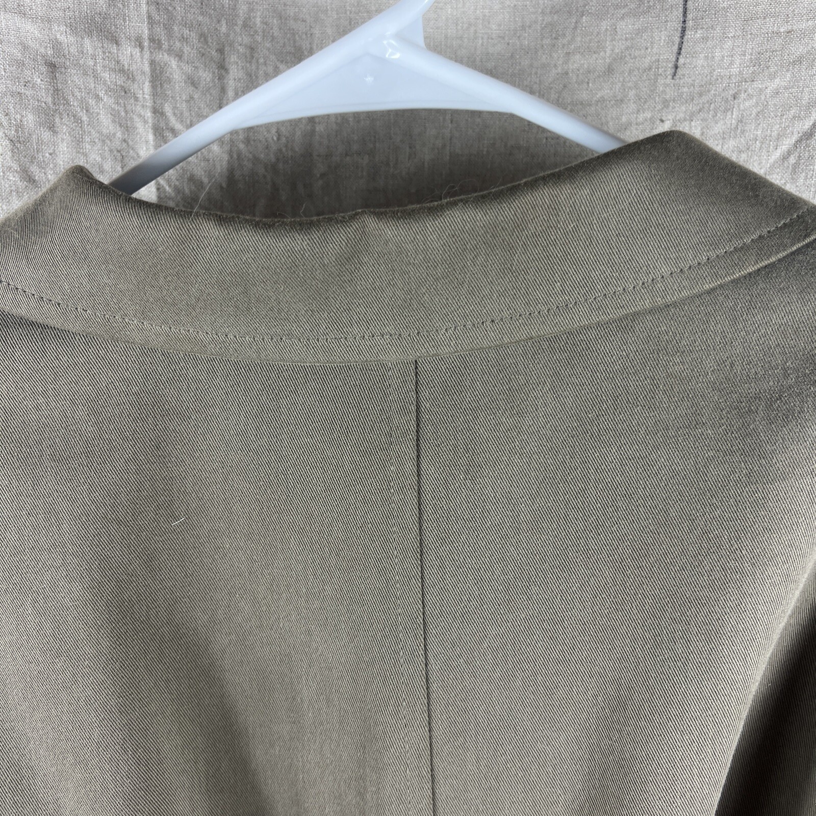 Calvin Klein Brown Full Button Collared Lined Lon… - image 23