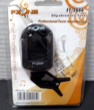 NEW FZONE FT -2000 GUITAR TUNER CLIP ON DIGITAL NEW IN PACKAGE