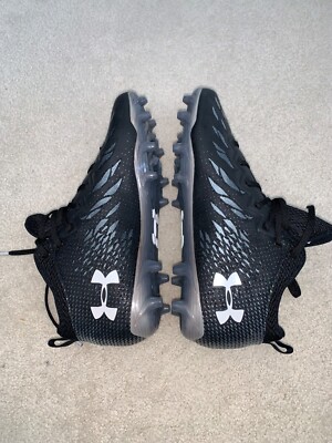 Under Armour Spotlight Football Cleat size 12 men s  Black New without Box