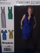 Simplicity Sewing Pattern 2497 Woman's Dress 4 6 8 10 12